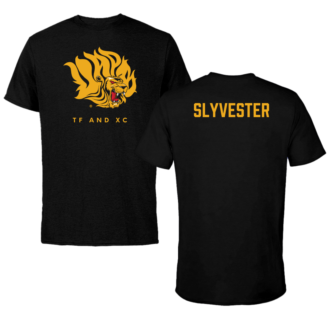 University of Arkansas-Pine Bluff TF and XC Black Performance Tee - Jared Sylvester