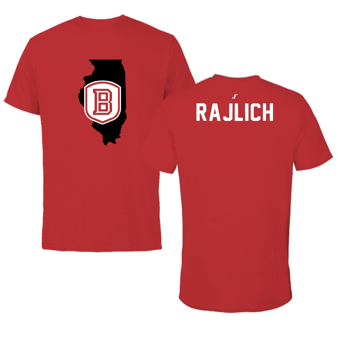Bradley University TF and XC Red State Tee - Hope Rajlich