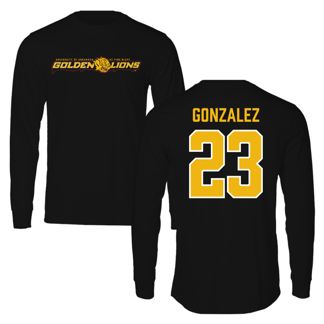 University of Arkansas-Pine Bluff Softball Black Performance Long Sleeve - #23 Ariana Gonzalez