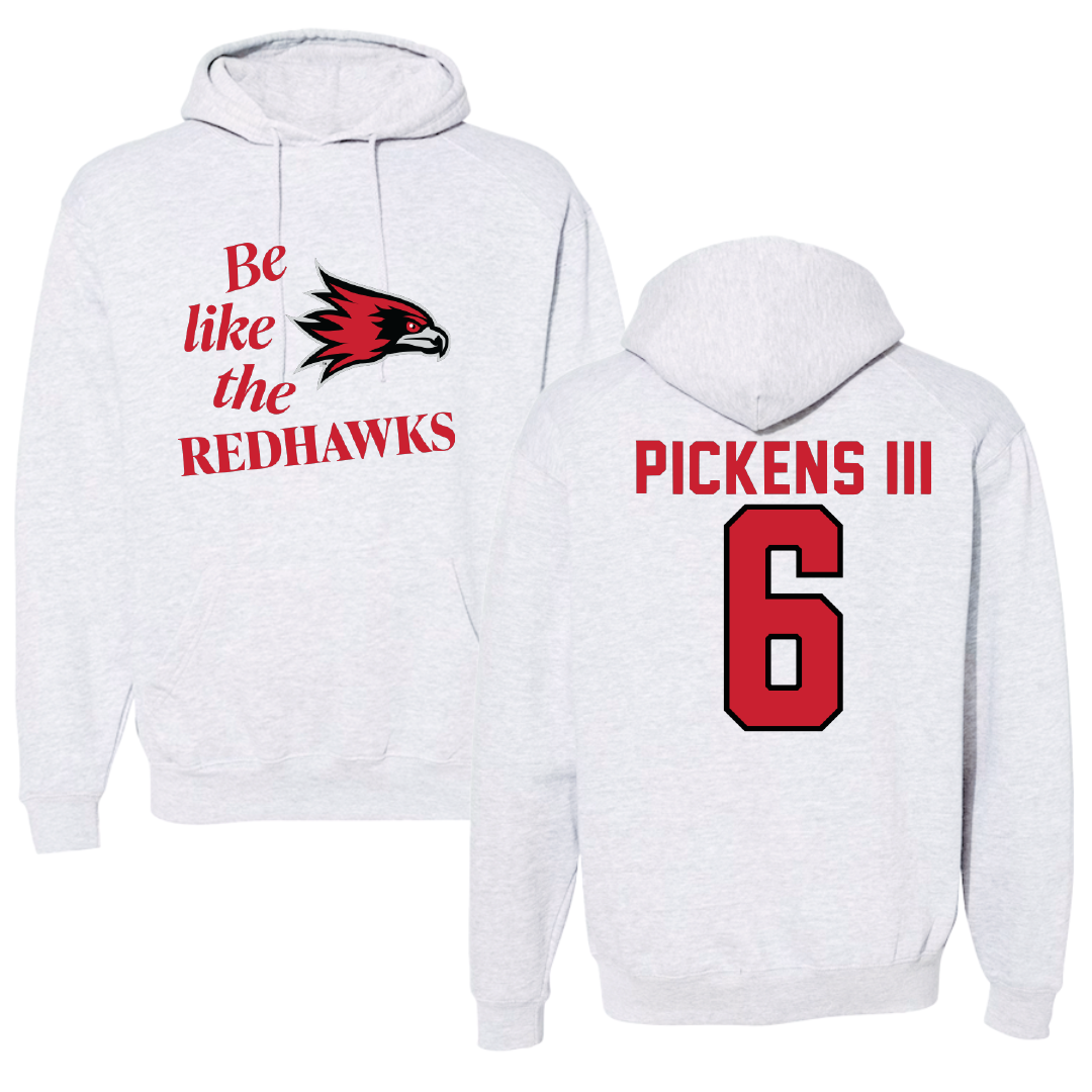 Southeast Missouri State University Football Light Gray Be Like Us Hoodie - #6 Henry Pickens III