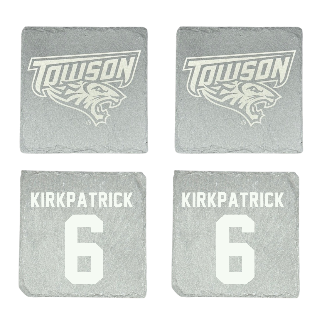 Towson University Soccer Stone Coaster (4 Pack)  - #6 Emily Kirkpatrick
