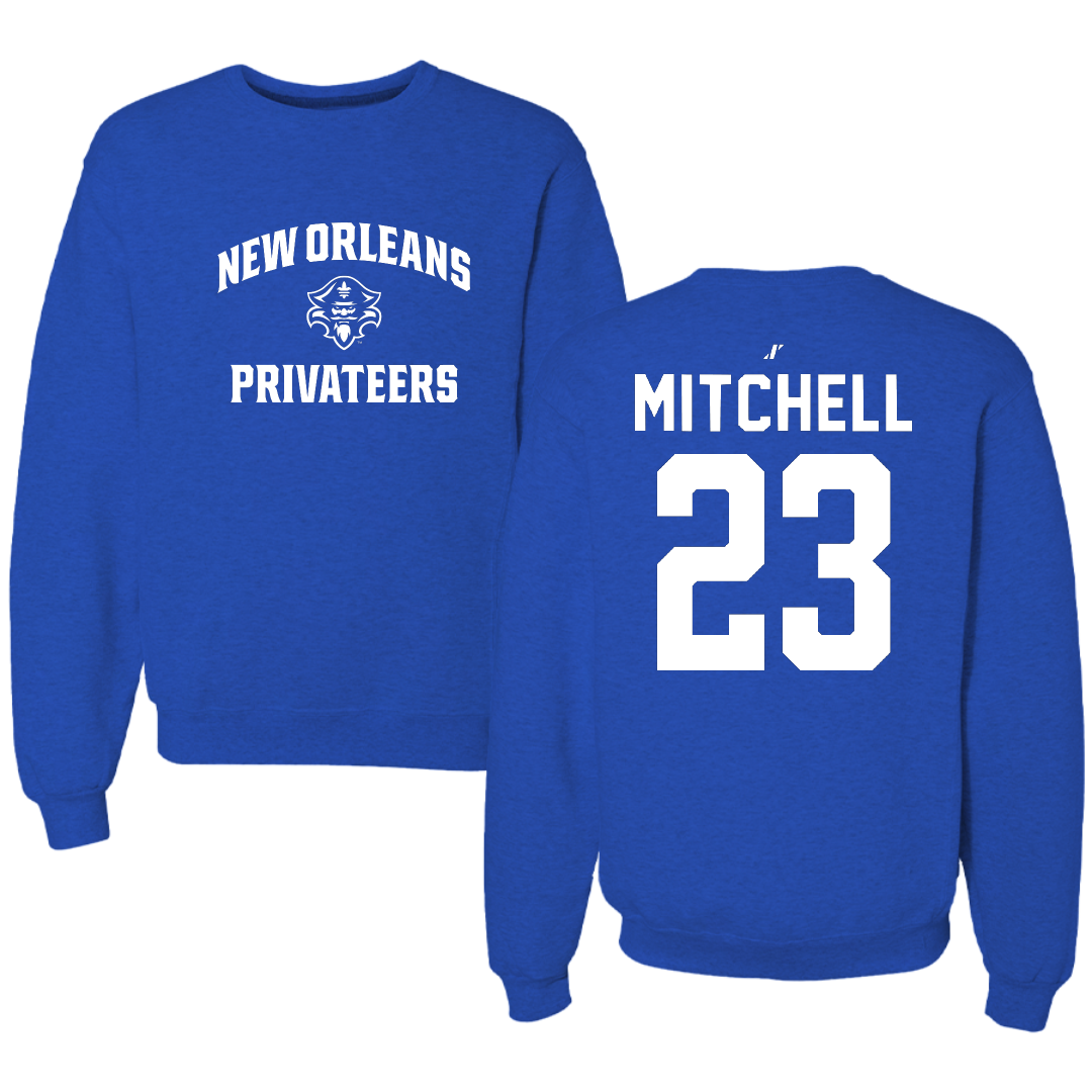 University of New Orleans Baseball Blue General Crewneck - #23 Cade Mitchell