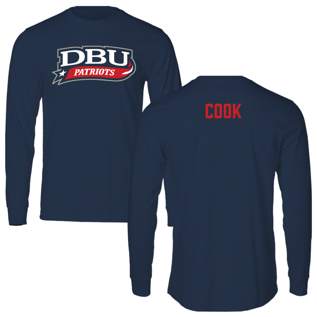 Dallas Baptist University Cheer Navy Long Sleeve - Janae Cook