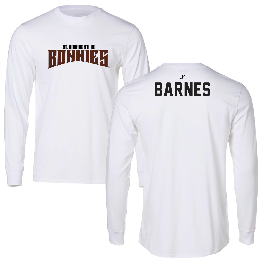 St. Bonaventure University Tennis White Classic Long Sleeve - Kelly Barnes