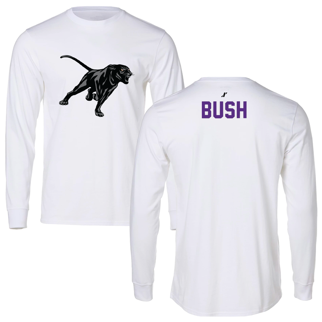Prairie View A&M University Basketball White Performance Long Sleeve - Braelon Bush
