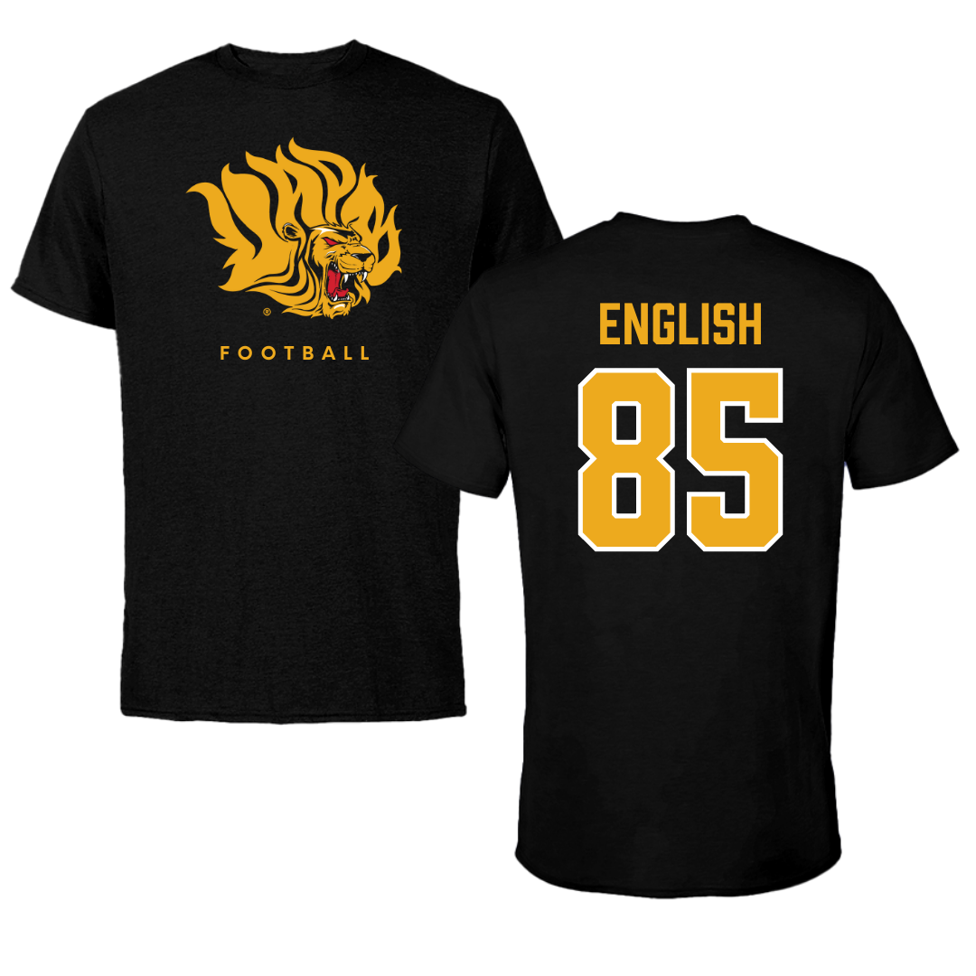 University of Arkansas-Pine Bluff Football Black Performance Tee - #85 Kevin English