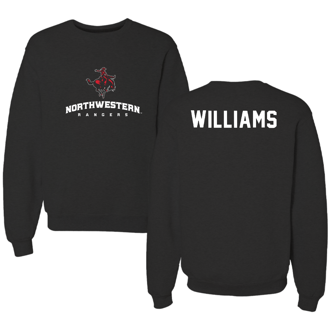 Northwestern Oklahoma State University TF and XC Black Block Crewneck - Caleb Williams