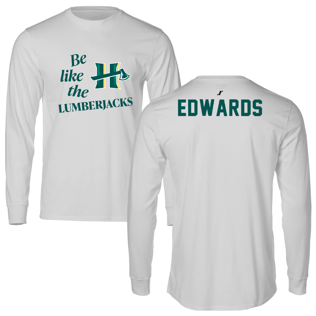 Cal Poly Humboldt Wrestling Light Gray Be Like Us Long Sleeve - Andrew Edwards