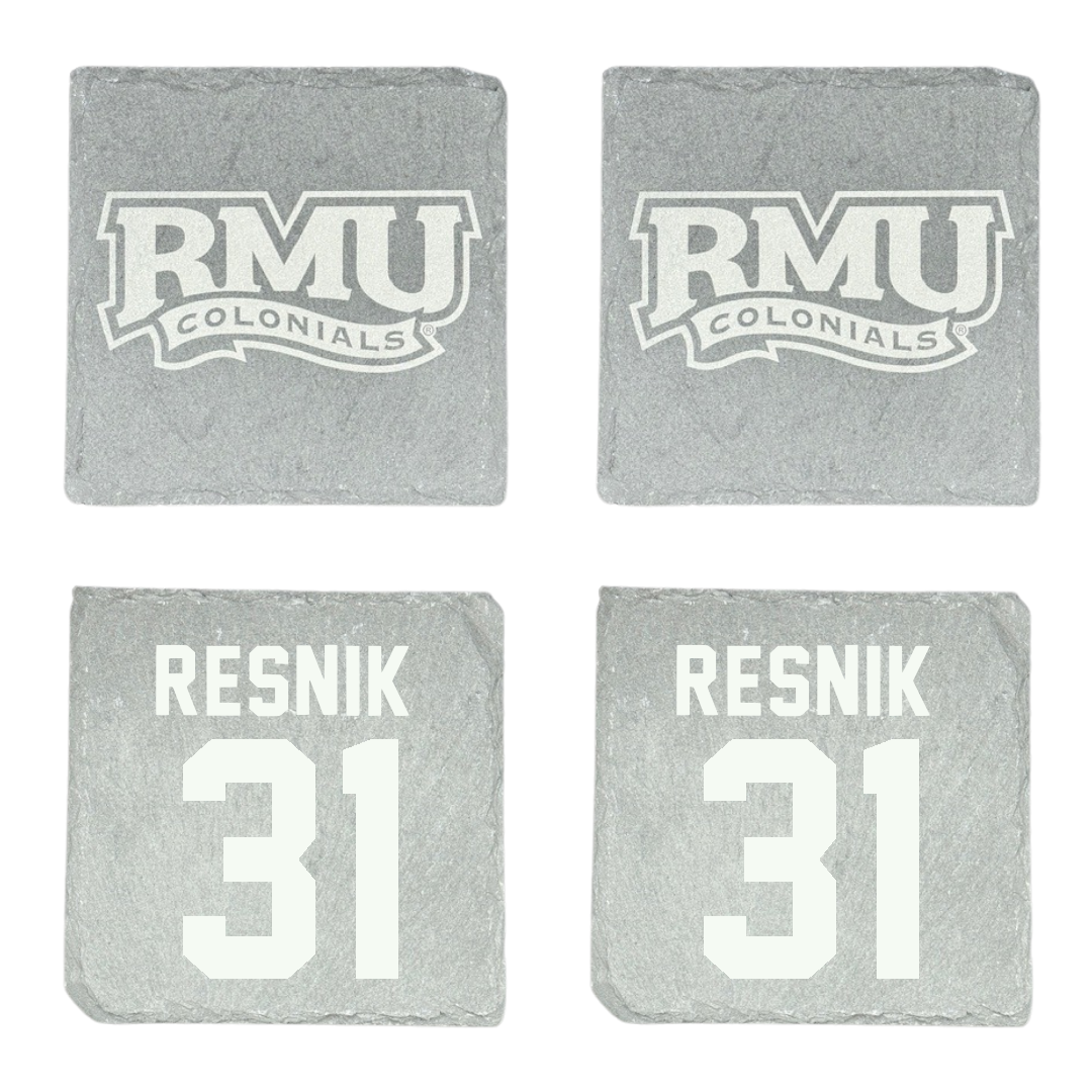 Robert Morris University Softball Stone Coaster (4 Pack)  - #31 Anna Resnik
