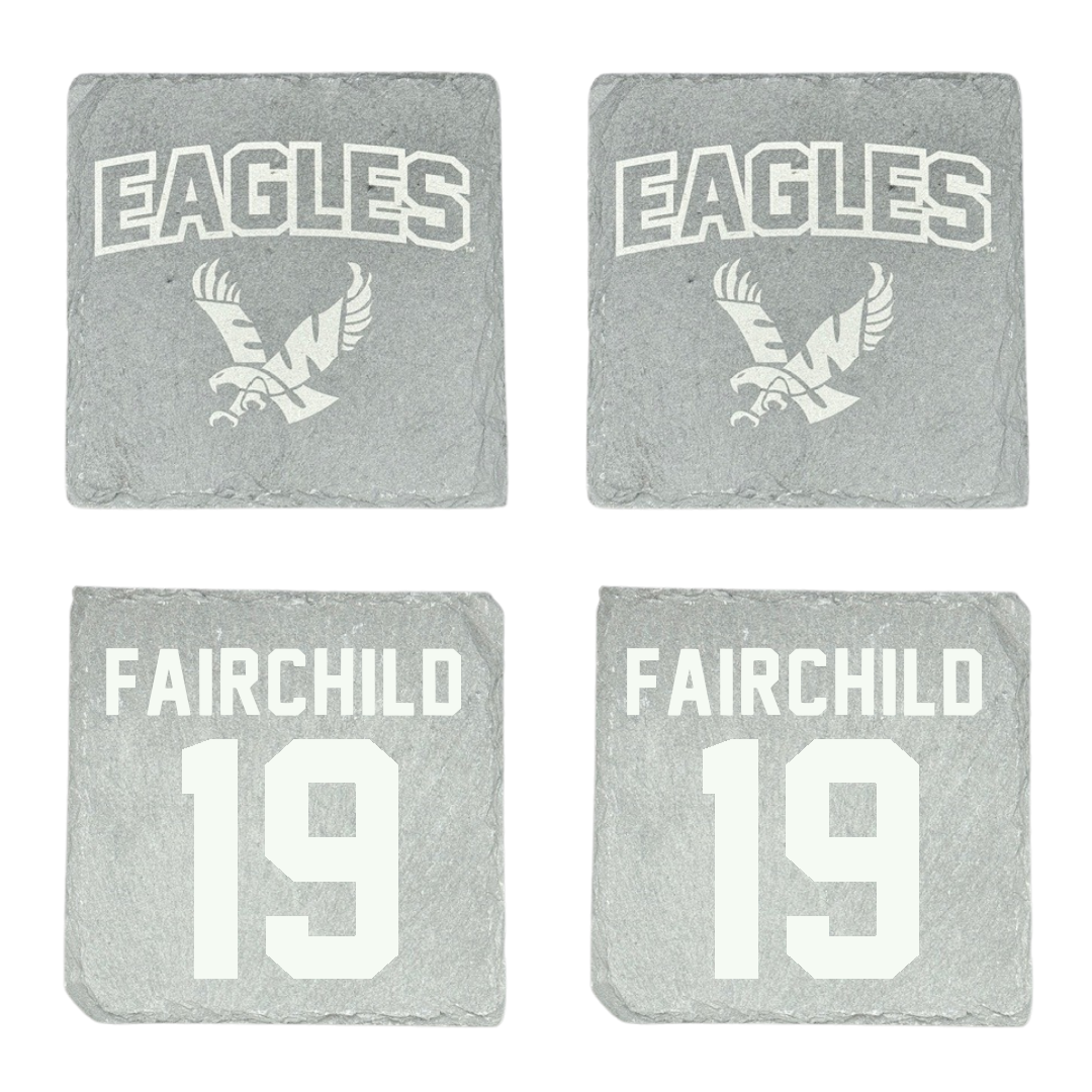 Eastern Washington University Soccer Stone Coaster (4 Pack)  - #19 Chloe Fairchild