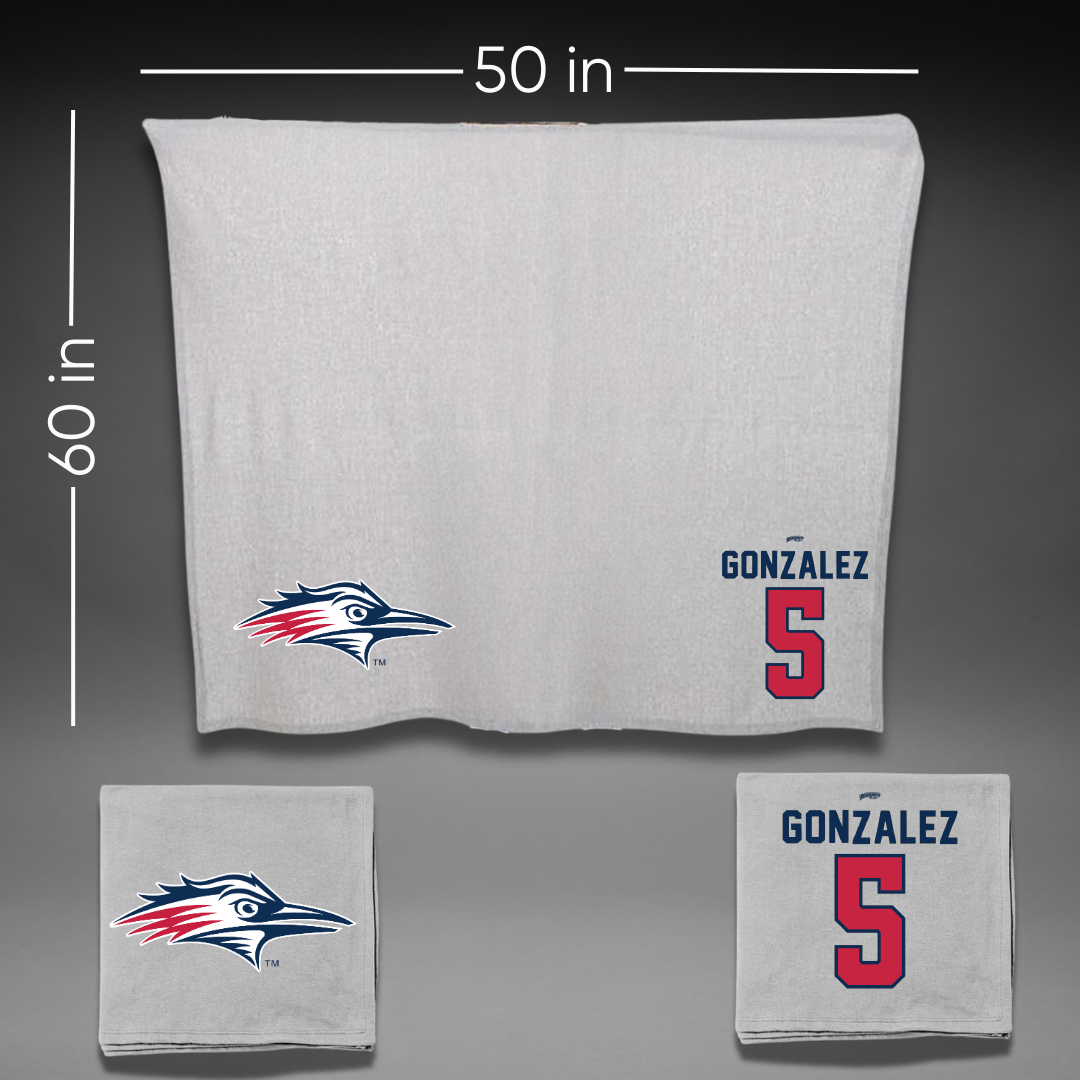 Metropolitan State University of Denver Soccer Gray Blanket - #5 Meg Gonzalez