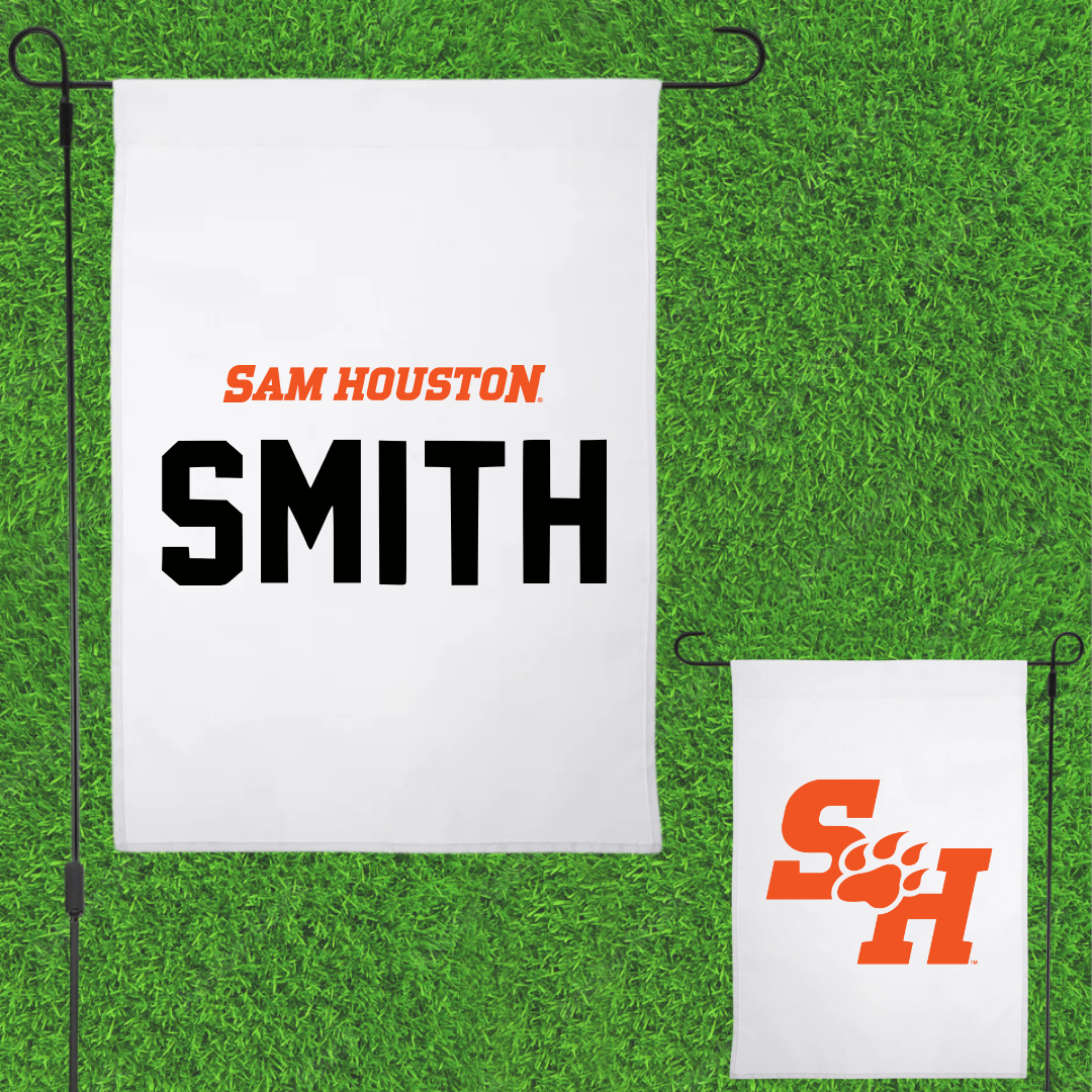 Sam Houston State University Cheer White Garden Flag - Tyler Smith