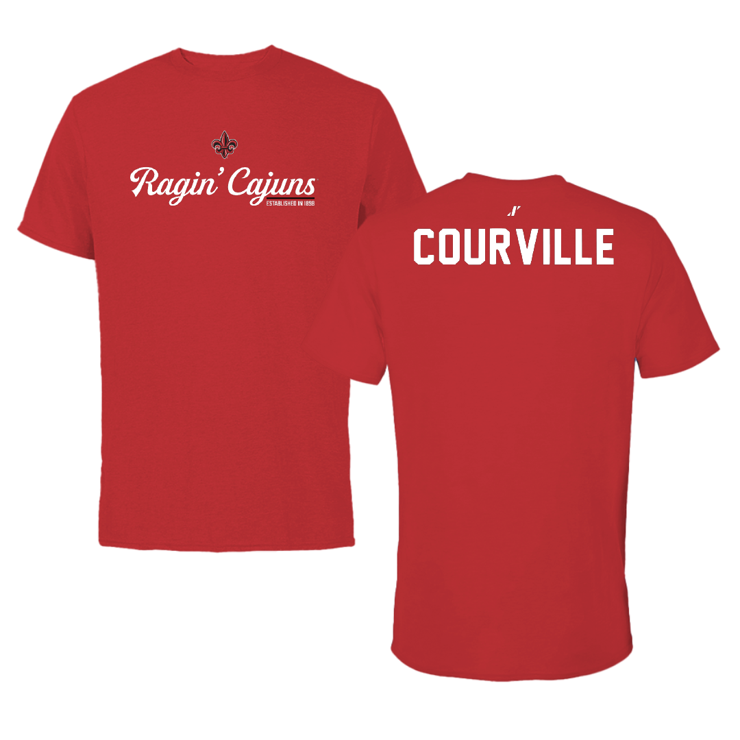 University of Louisiana at Lafayette TF and XC Red General Performance Tee - Juliana Courville