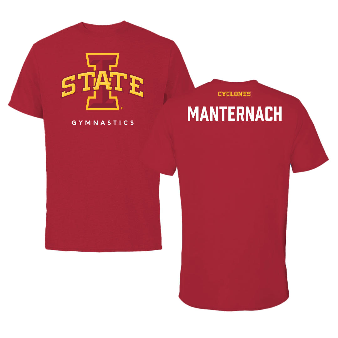 Iowa State University Gymnastics Cardinal Tee - Madelyn Manternach