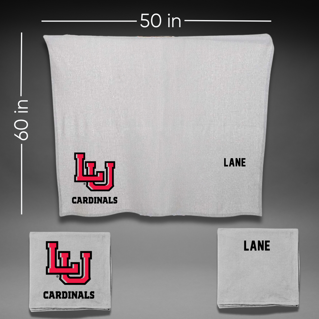 Lamar University TF and XC Gray Blanket - RJ Lane