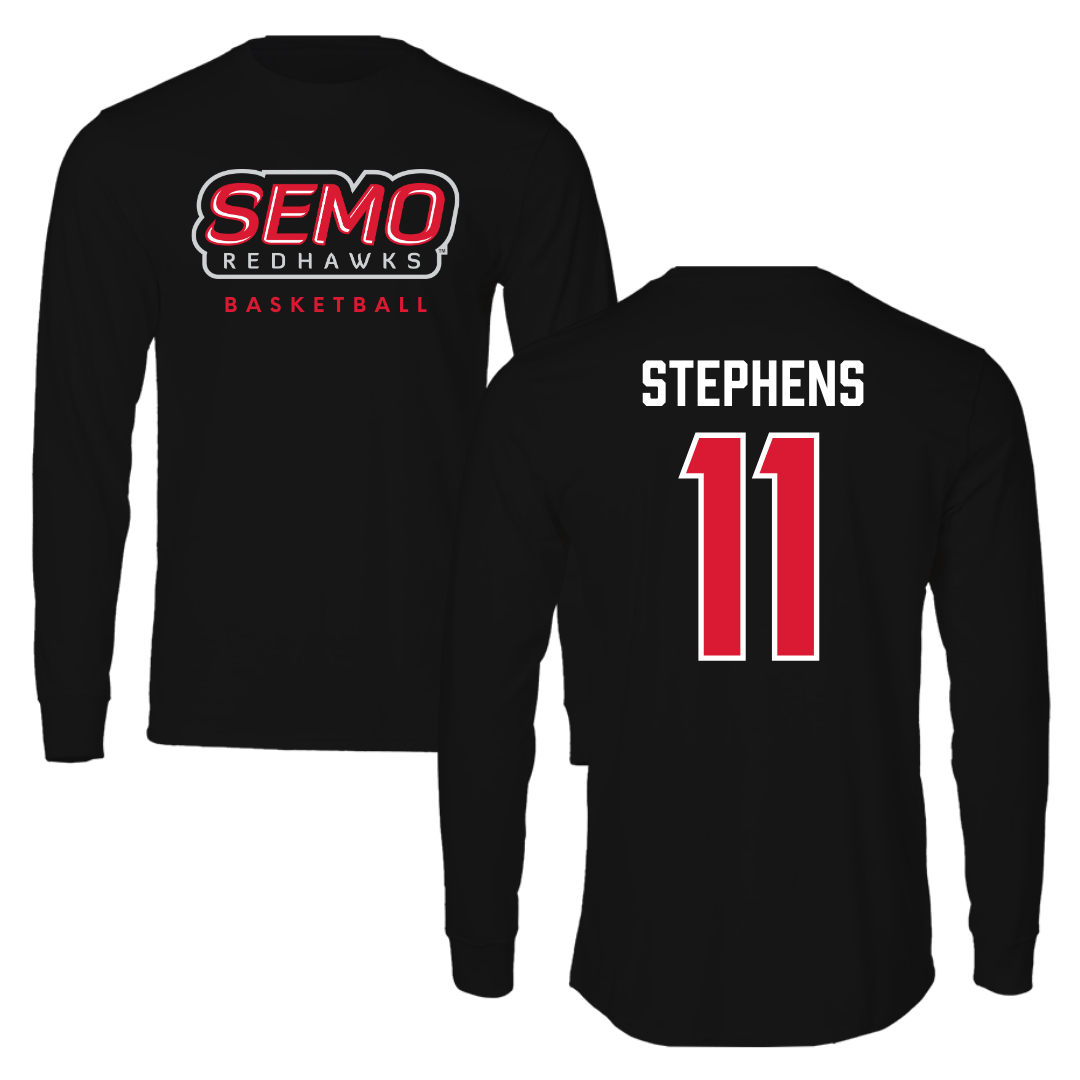 Southeast Missouri State University Basketball Black Performance Long Sleeve - #11 Abby Stephens
