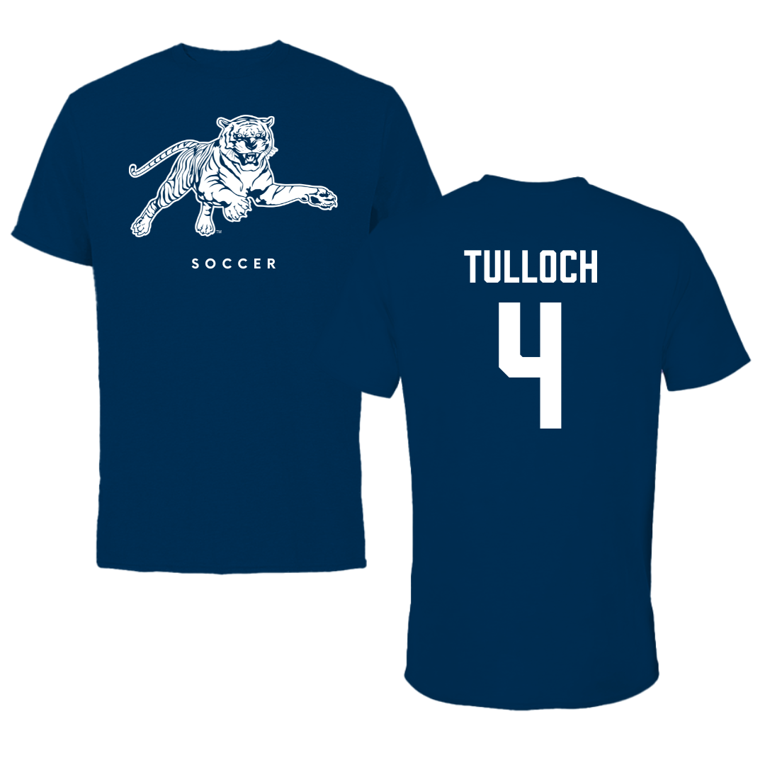 Jackson State University Soccer Navy Tee - #4 Kiana Tulloch