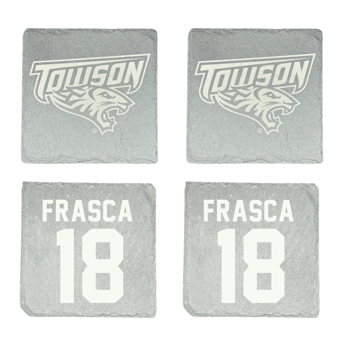 Towson University Field Hockey Stone Coaster (4 Pack)  - #18 Sophia Frasca