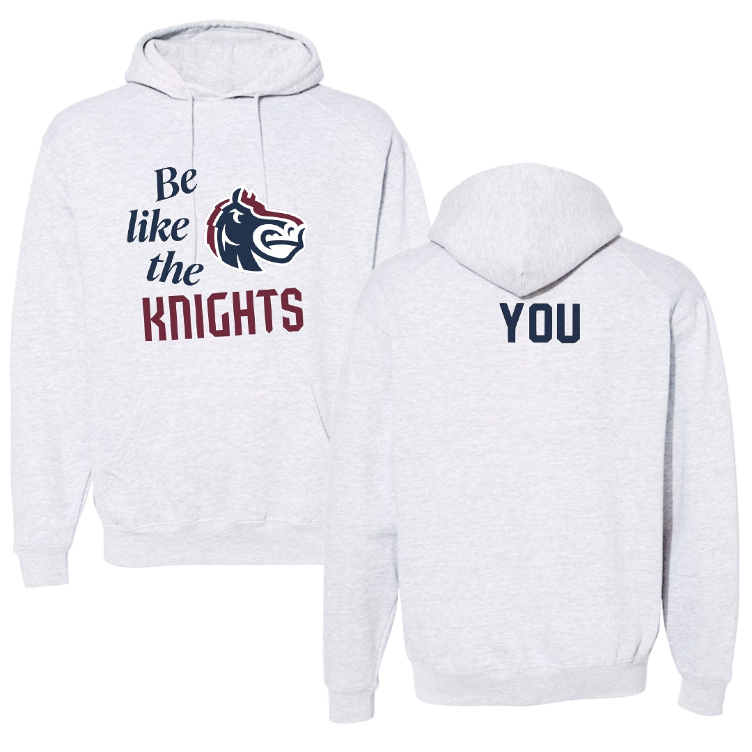 Fairleigh Dickinson University-Metropolitan Campus Golf Light Gray Be Like Us Hoodie - Kaitlyn You