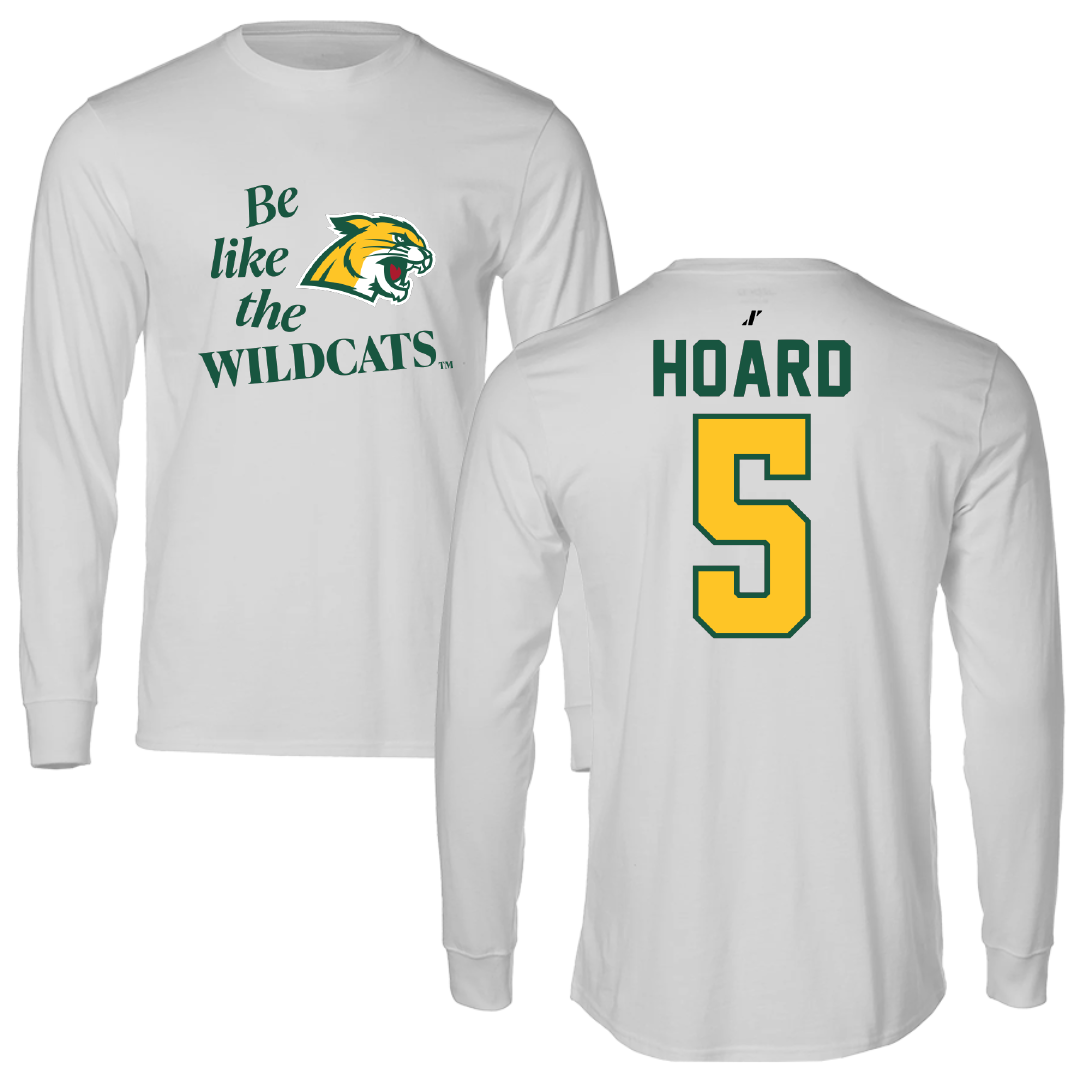 Northern Michigan University Football Light Gray Be Like Us Long Sleeve - #5 Aidan Hoard