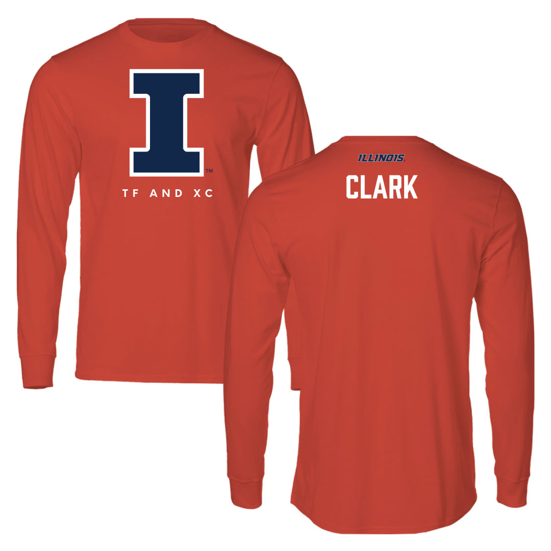 University of Illinois TF and XC Orange Long Sleeve - Dystonae Clark