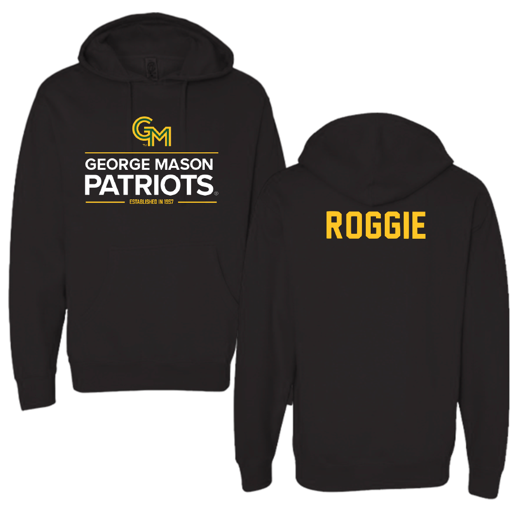 George Mason University Wrestling Black General Hoodie - Cale Roggie