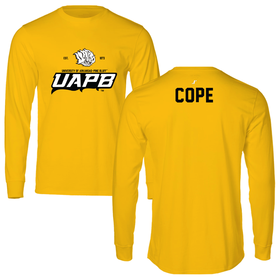University of Arkansas-Pine Bluff TF and XC Gold General Performance Long Sleeve - Cheriece Cope