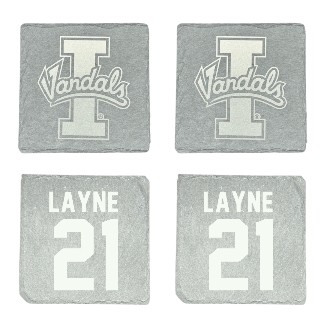University of Idaho Football Stone Coaster (4 Pack)  - #21 Dylan Layne