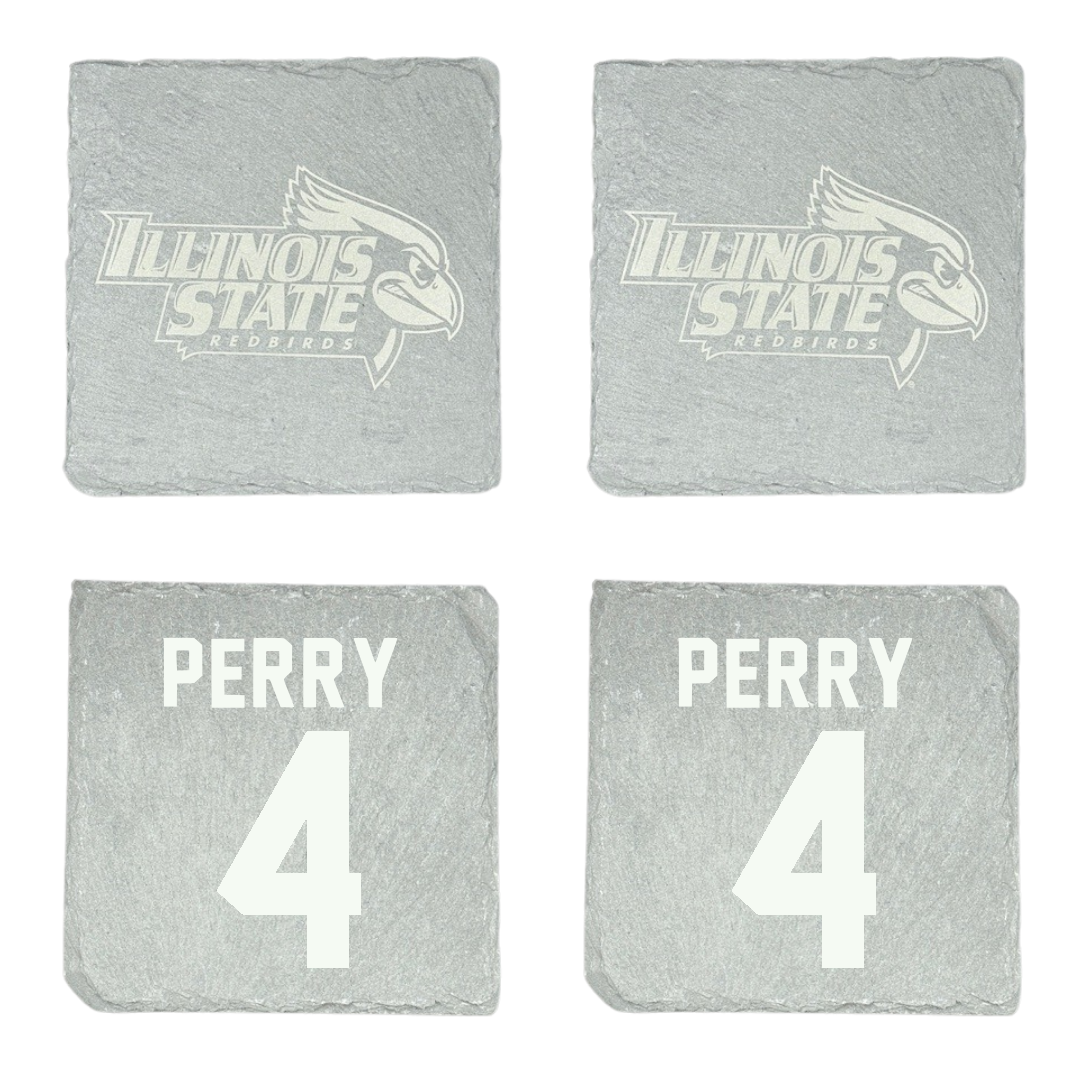 Illinois State University Baseball Stone Coaster (4 Pack)  - #4 Tanner Perry