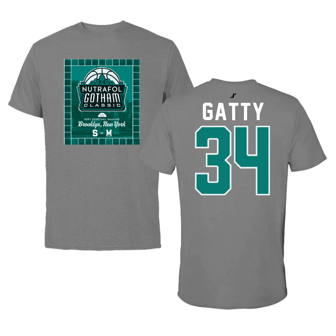 Syracuse University Basketball Dark Gray Gotham Syracuse Classic Tee - #34 Christopher Gatty