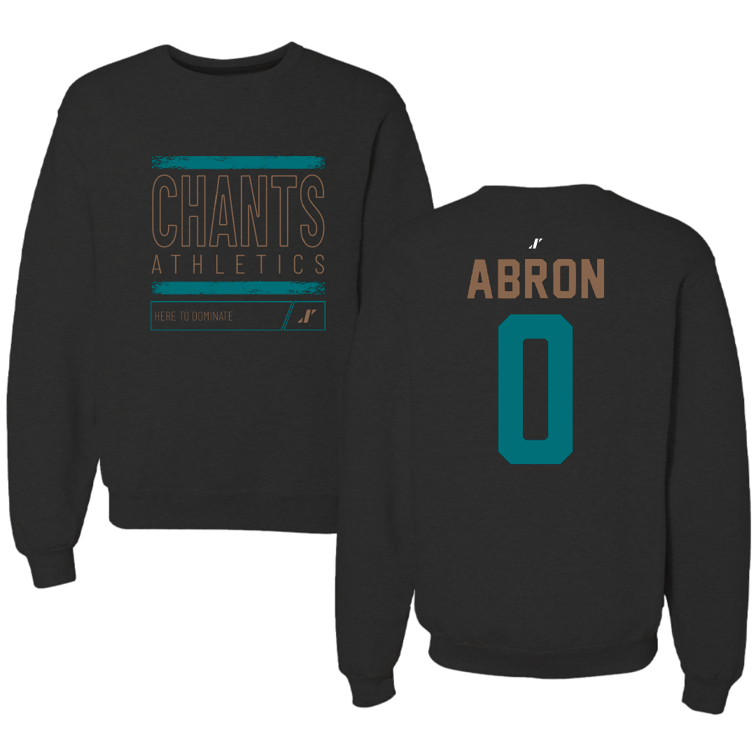 Coastal Carolina University Basketball Black Dominate Crewneck - #0 Tiara Abron