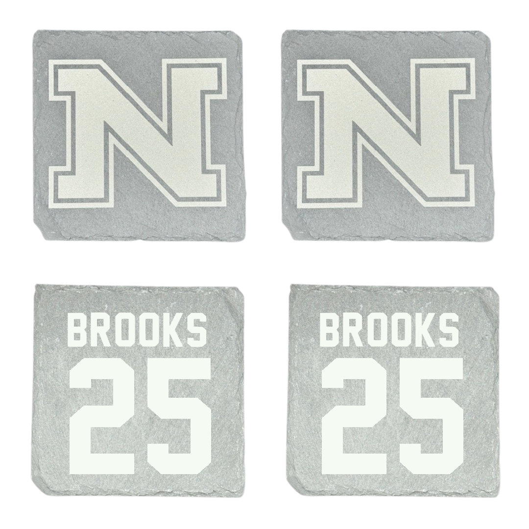 Northern Michigan University Football Stone Coaster (4 Pack)  - #25 Davion Brooks