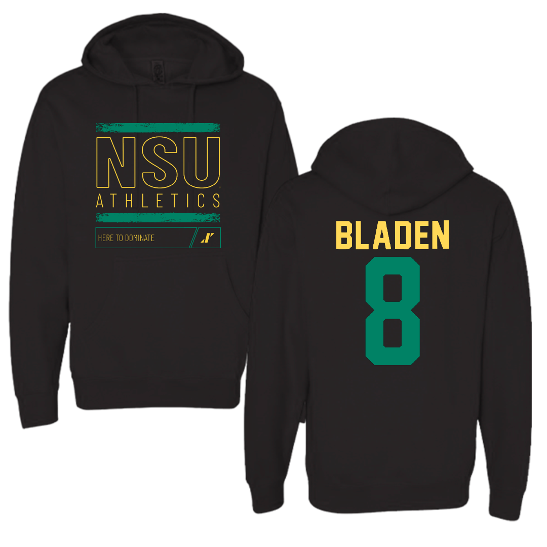 Norfolk State University Basketball Black Dominate Hoodie - #8 Tyrel Bladen