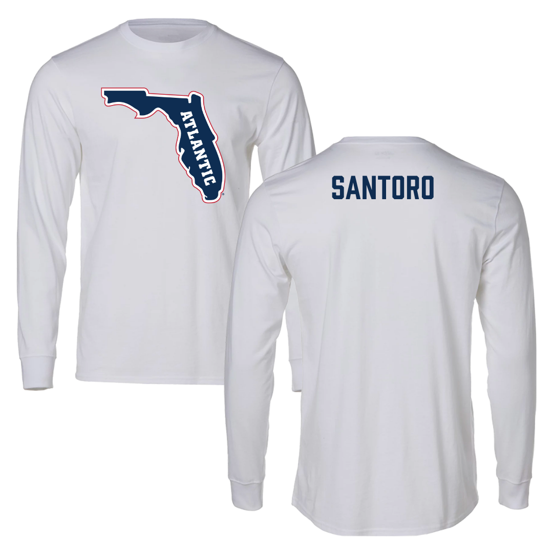 Florida Atlantic University Cheer White Long Sleeve - Gianna Santoro