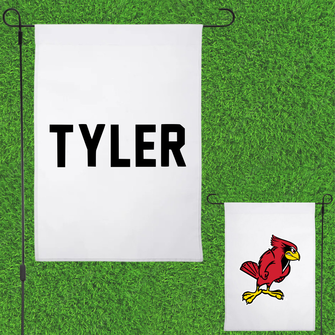 Illinois State University Swimming & Diving White Garden Flag - Chloe Tyler