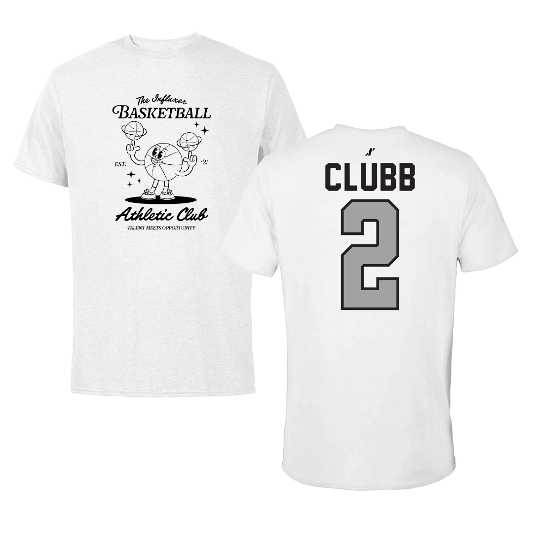 Basketball White Influxer Athletic Club Tee - #2 Paige Clubb