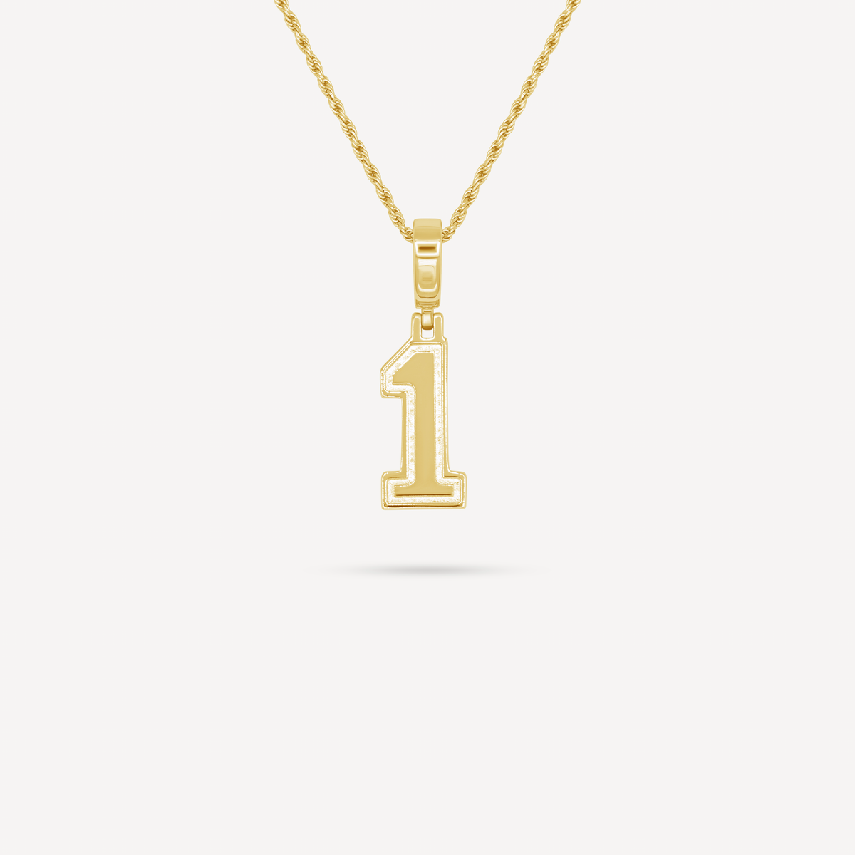 Gold Presidents Pendant and Chain - #1 Caleb Williams