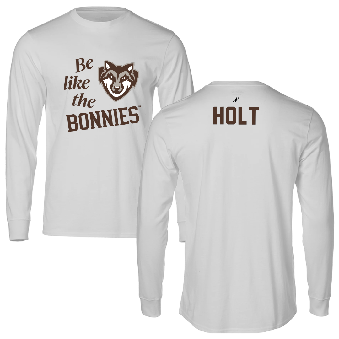 St. Bonaventure University TF and XC Light Gray Be Like Us Long Sleeve - Aiden Holt