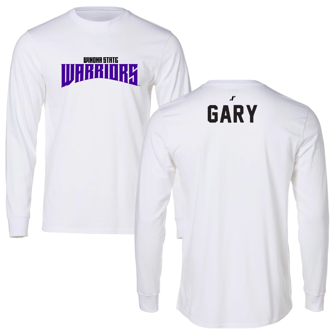 Winona State University Tennis White Classic Long Sleeve - Skylar Gary