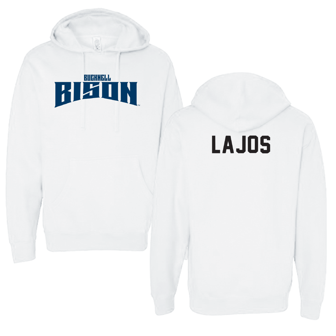 Bucknell University Tennis White Classic Hoodie - Anna Lajos