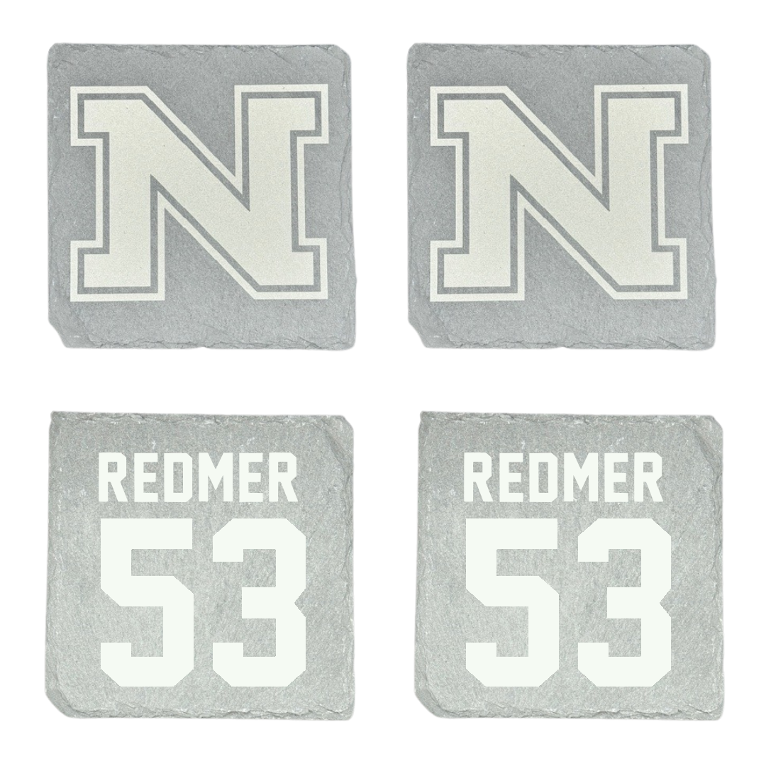 Northern Michigan University Football Stone Coaster (4 Pack)  - #53 Brady Redmer