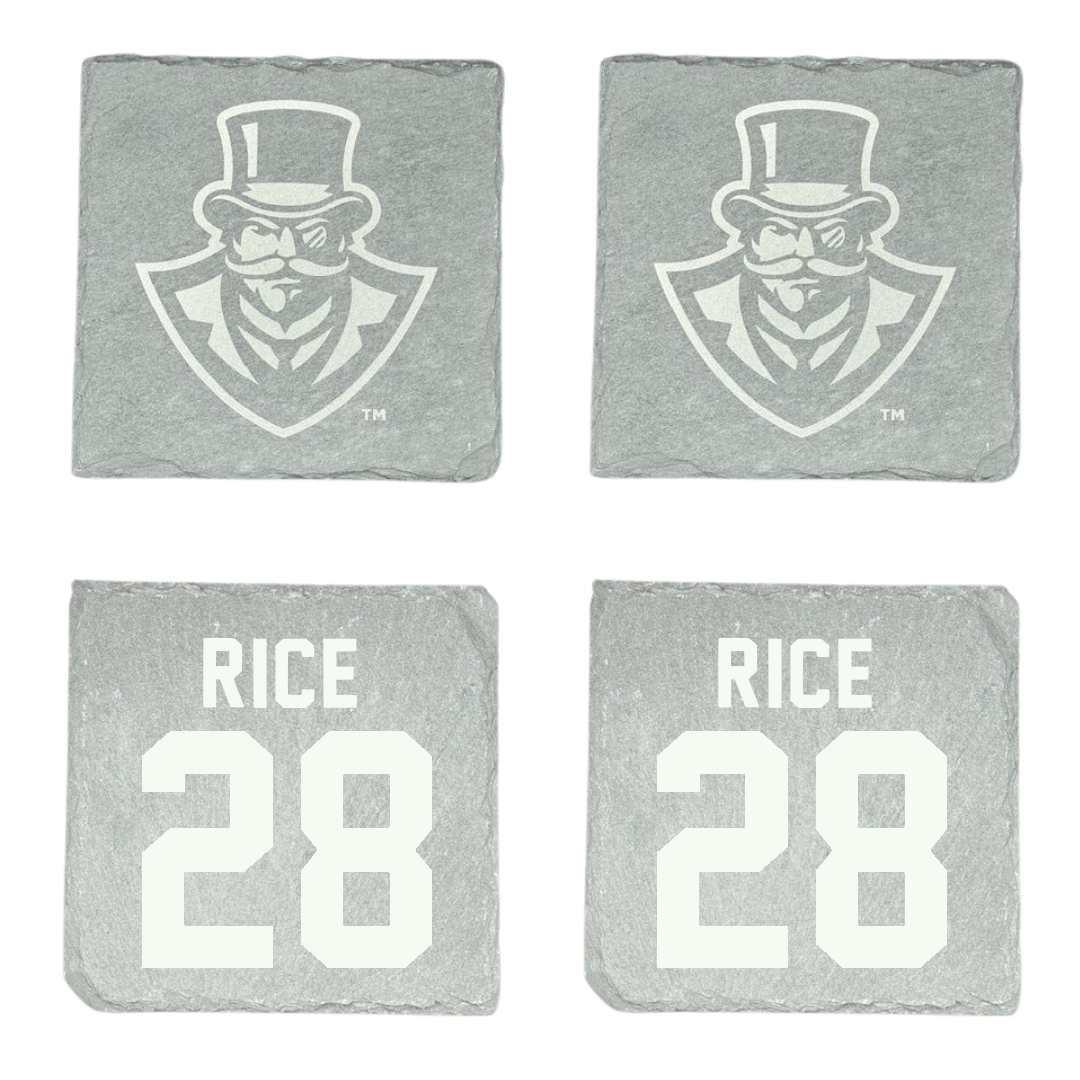 Austin Peay State University Baseball Stone Coaster (4 Pack)  - #28 Cannon Rice