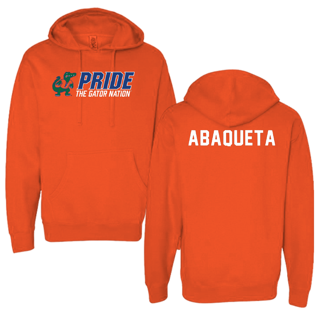 University of Florida Swimming & Diving Orange General Hoodie - Cameron Abaqueta