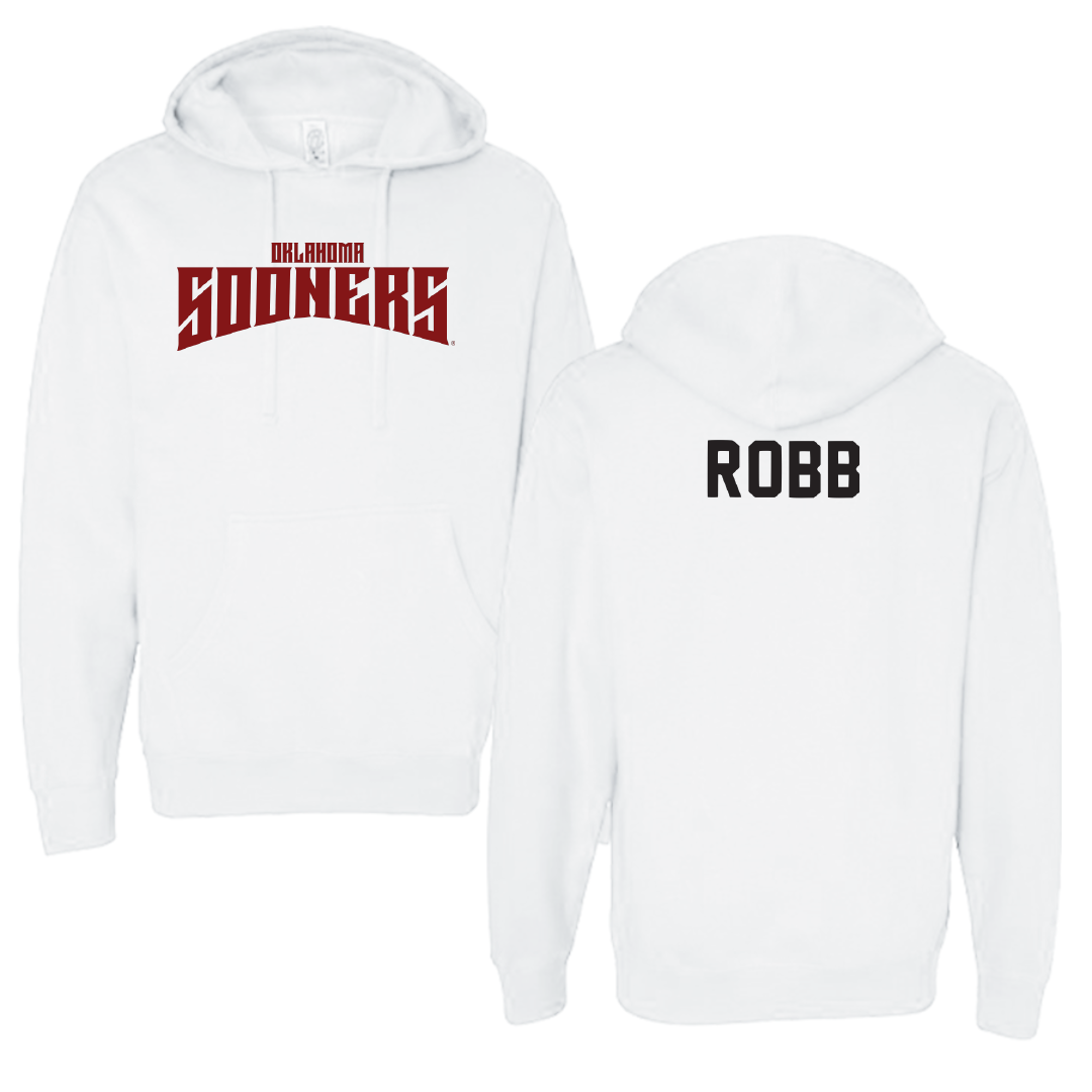 University of Oklahoma Rowing White Classic Hoodie - Alexa Robb