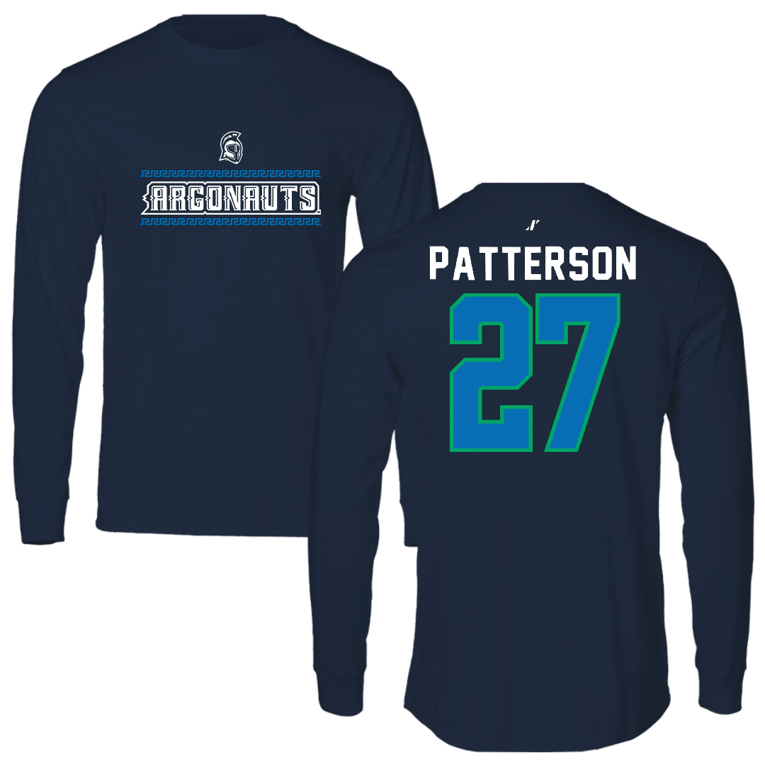 University of West Florida Football Navy General Long Sleeve - #27 Tyler Patterson