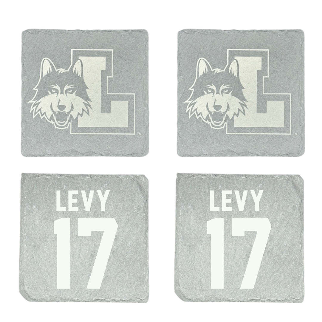 Loyola University-Chicago Soccer Stone Coaster (4 Pack)  - #17 Dylan Levy