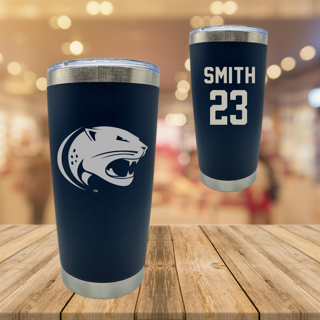 University of South Alabama Baseball Navy Stainless Steel Tumbler - #23 Tyler Smith
