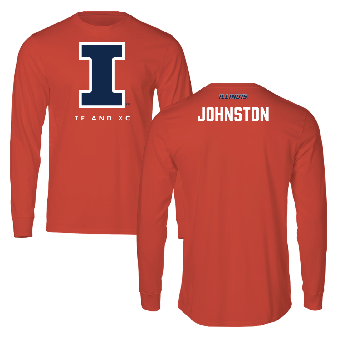 University of Illinois TF and XC Orange Performance Long Sleeve - Cody Johnston