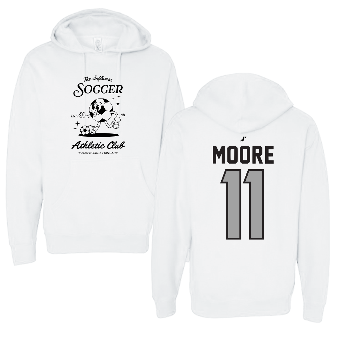 Soccer White Influxer Athletic Club Hoodie - #11 Kendall Moore