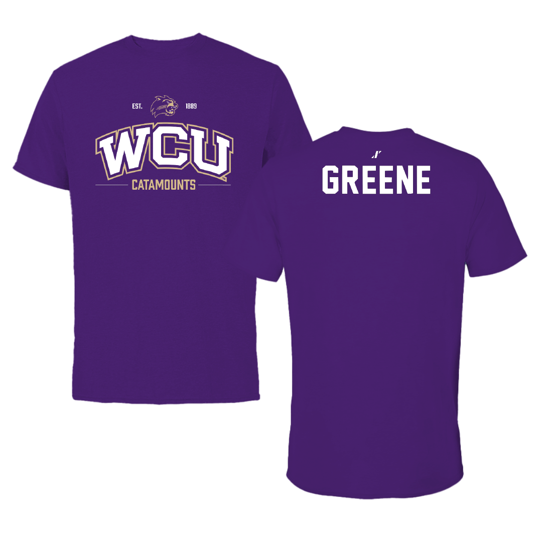 Western Carolina University TF and XC Purple General Tee - Jasmine Greene